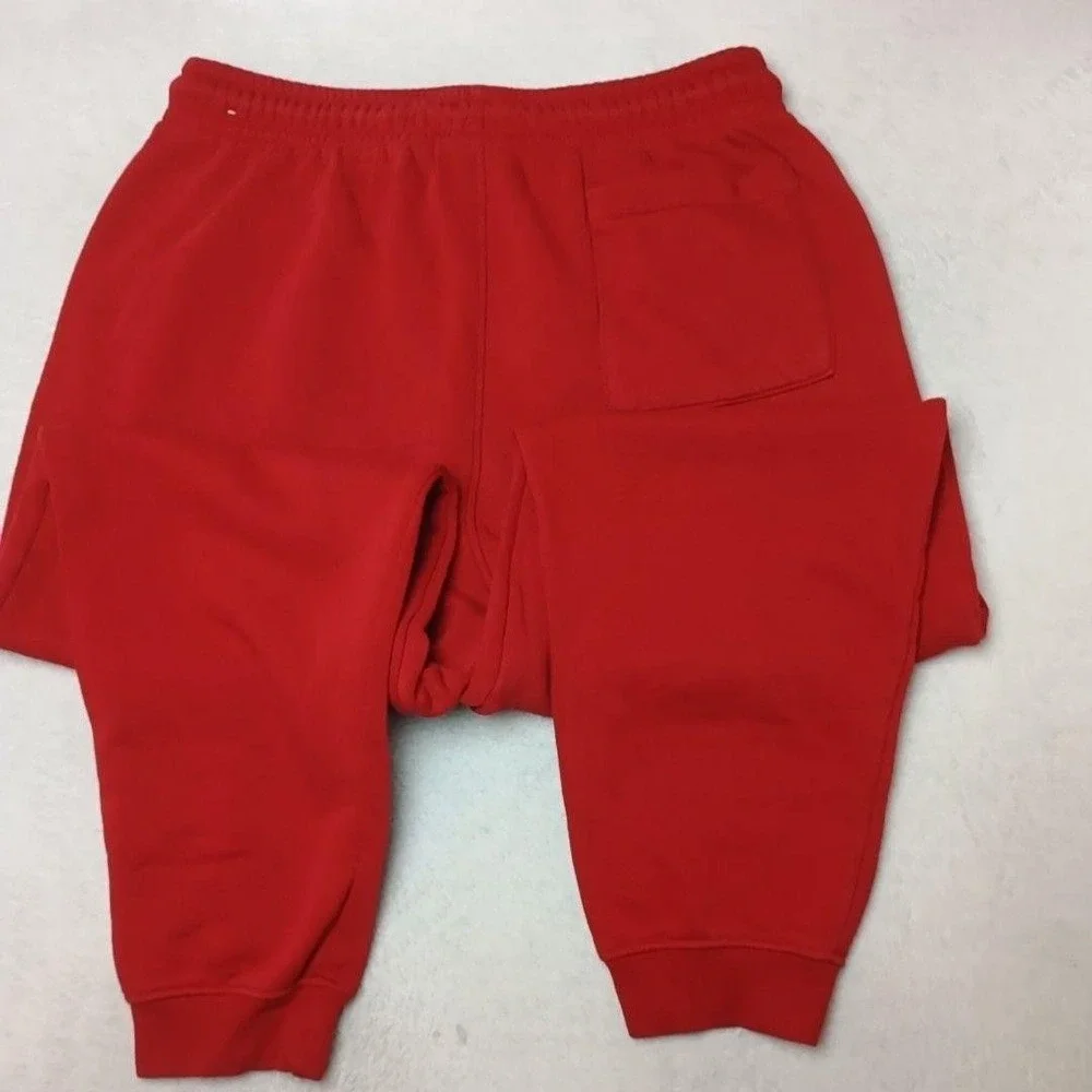 Jordan Pants Mens XL Red Nike Air Essential Fleece Jumpman Jogger Concord DQ7340